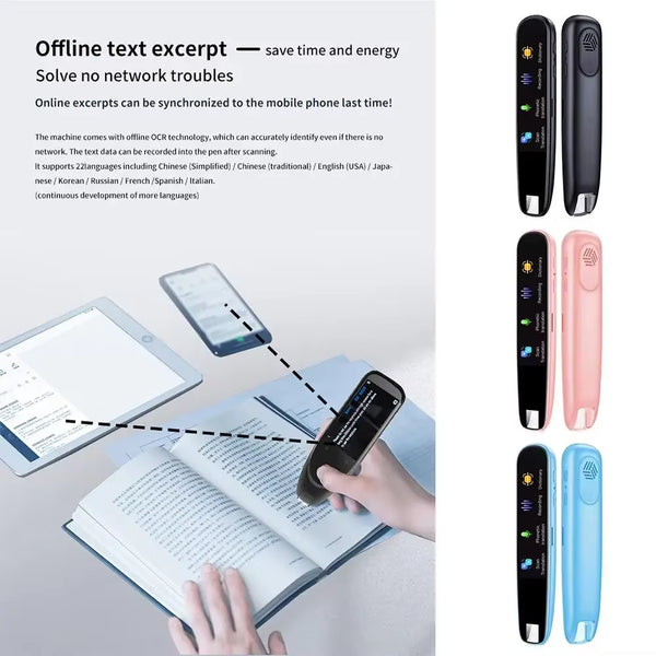 ONYX SmartScan | Lápiz Traductor y Lector AI 112 Idiomas