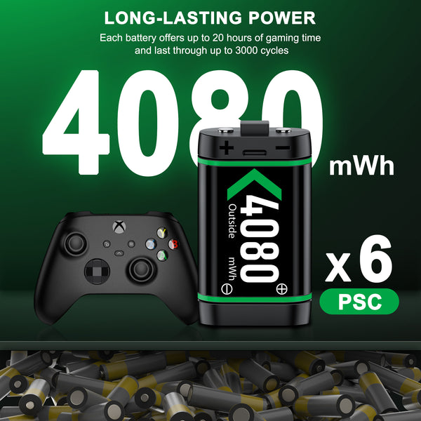 Kit de Baterías Recargables ONYX™️ para Control Xbox - Estación de Carga Rápida