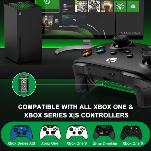 Kit de Baterías Recargables ONYX™️ para Control Xbox - Estación de Carga Rápida